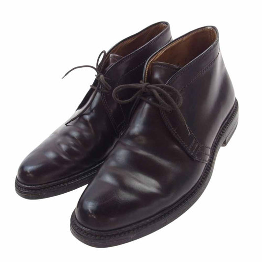 ALDEN オールデン 1339 Chukka Boot ホーウィンシェルコードバン チャッカブーツ バリーラスト ダークバーガンディ ダークブラウン系 8E【中古】