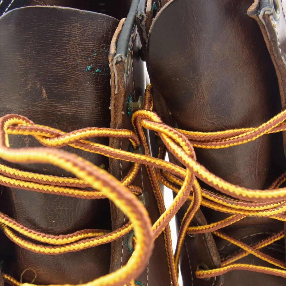 ソログッド 824-4337 USA製 MOC TOE モックトゥ ブーツ ブラウン系 US8.5D【中古】