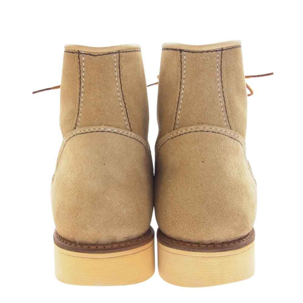 LONE WOLF ロンウルフ F01616 HUNTER WAFFLE SOLE ハンター ワーク ブーツ SUEDE ライトブラウン系 US8.5【美品】【中古】