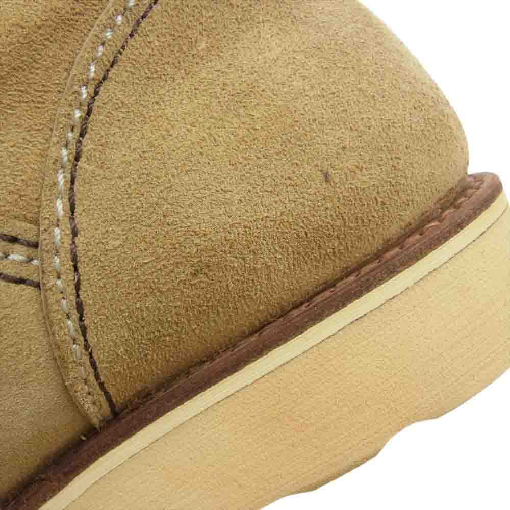 LONE WOLF ロンウルフ F01616 HUNTER WAFFLE SOLE ハンター ワーク ブーツ SUEDE ライトブラウン系 US8.5【美品】【中古】