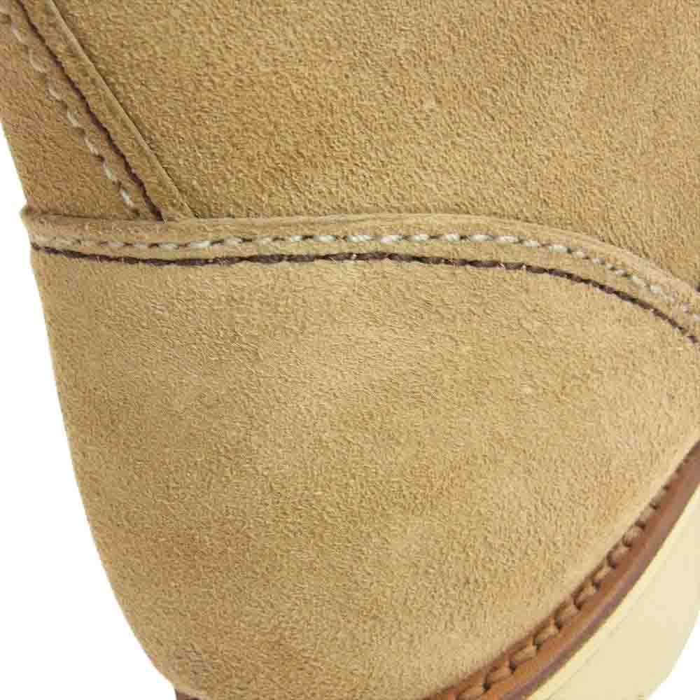 LONE WOLF ロンウルフ F01616 HUNTER WAFFLE SOLE ハンター ワーク ブーツ SUEDE ライトブラウン系 US8.5【美品】【中古】