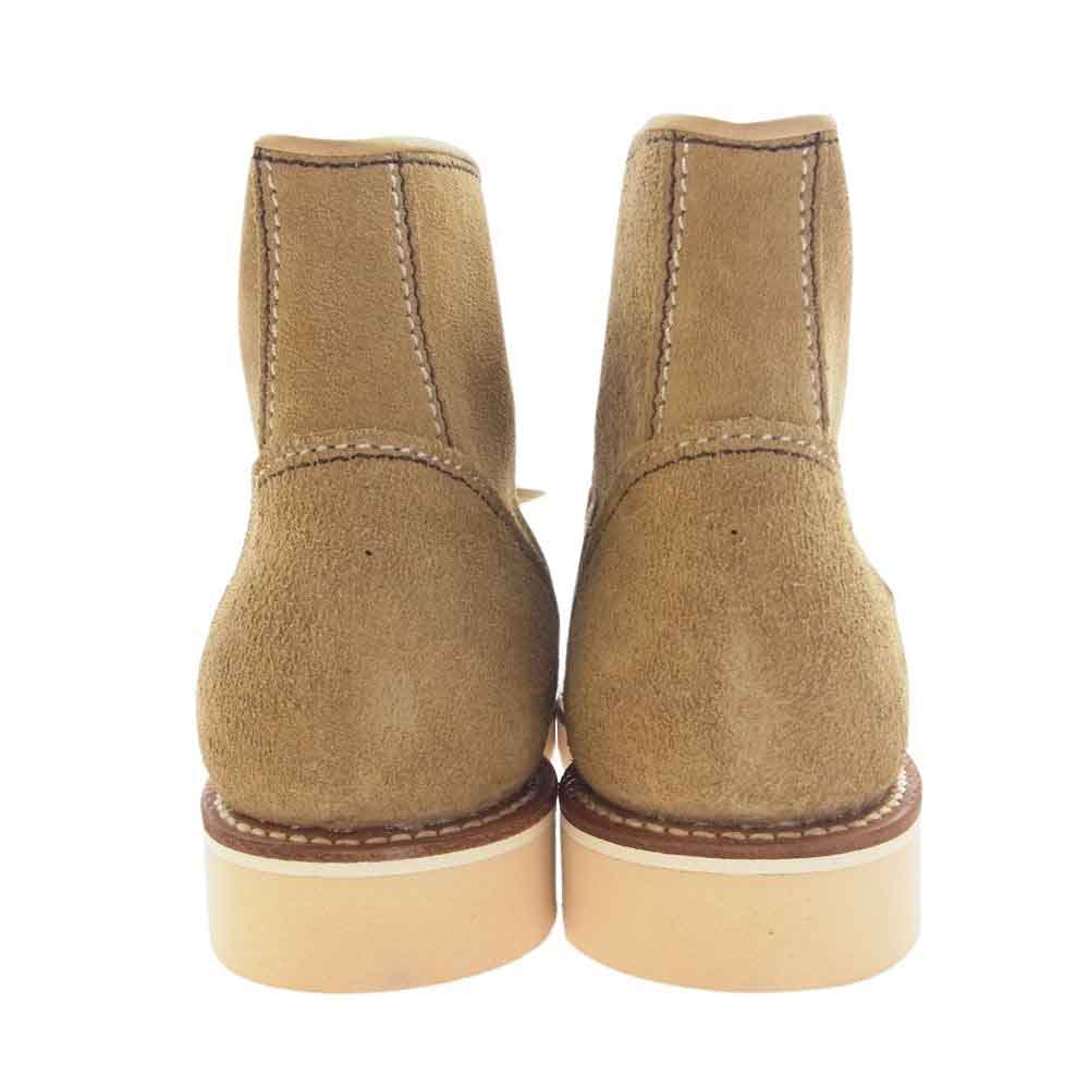 LONE WOLF ロンウルフ F01616 HUNTER WAFFLE SOLE ハンター ワーク ブーツ SUEDE ライトブラウン系 US8.5【新古品】【未使用】【中古】