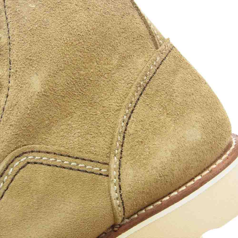 LONE WOLF ロンウルフ F01616 HUNTER WAFFLE SOLE ハンター ワーク ブーツ SUEDE ライトブラウン系 US8.5【新古品】【未使用】【中古】