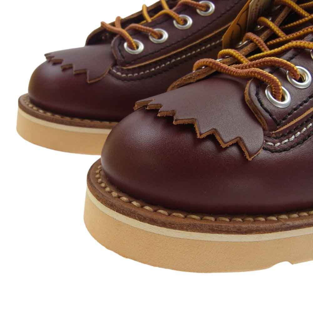 LONE WOLF ロンウルフ F01616 HUNTER WAFFLE SOLE ハンター ワーク ブーツ BROWN ブラウン系 US8.5【新古品】【未使用】【中古】