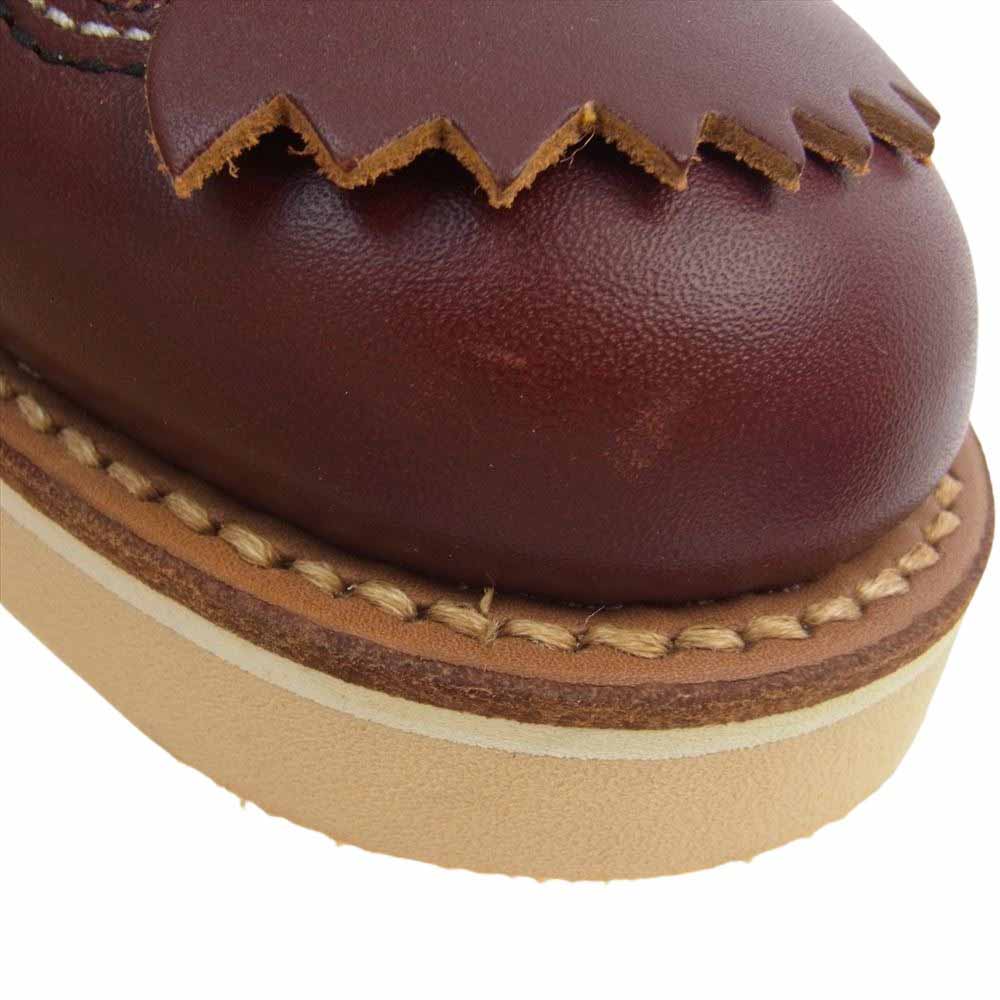 LONE WOLF ロンウルフ F01616 HUNTER WAFFLE SOLE ハンター ワーク ブーツ BROWN ブラウン系 US8.5【新古品】【未使用】【中古】