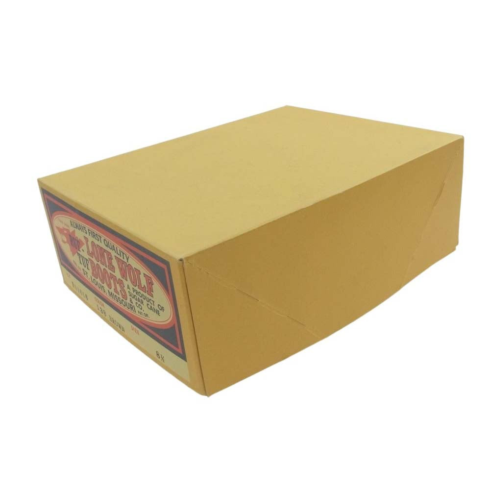 LONE WOLF ロンウルフ F01616 HUNTER WAFFLE SOLE ハンター ワーク ブーツ BROWN ブラウン系 US8.5【新古品】【未使用】【中古】