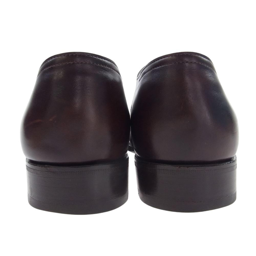 John Lobb ジョンロブ 208900 オリジナルシューツリー付属 CHAPEL チャペル ダブルモンク レザー シューズ 8000ラスト ダークブラウン系 7E【中古】