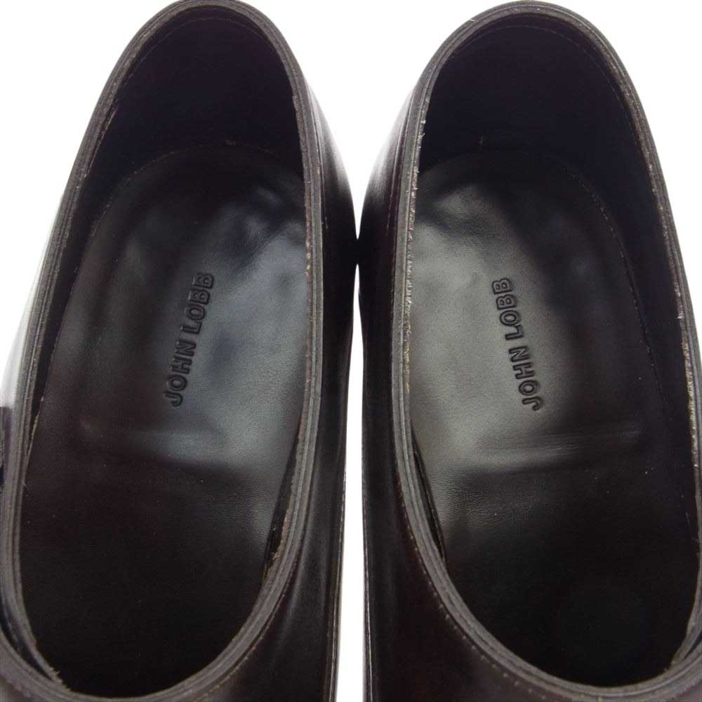 John Lobb ジョンロブ 208900 オリジナルシューツリー付属 CHAPEL チャペル ダブルモンク レザー シューズ 8000ラスト ダークブラウン系 7E【中古】