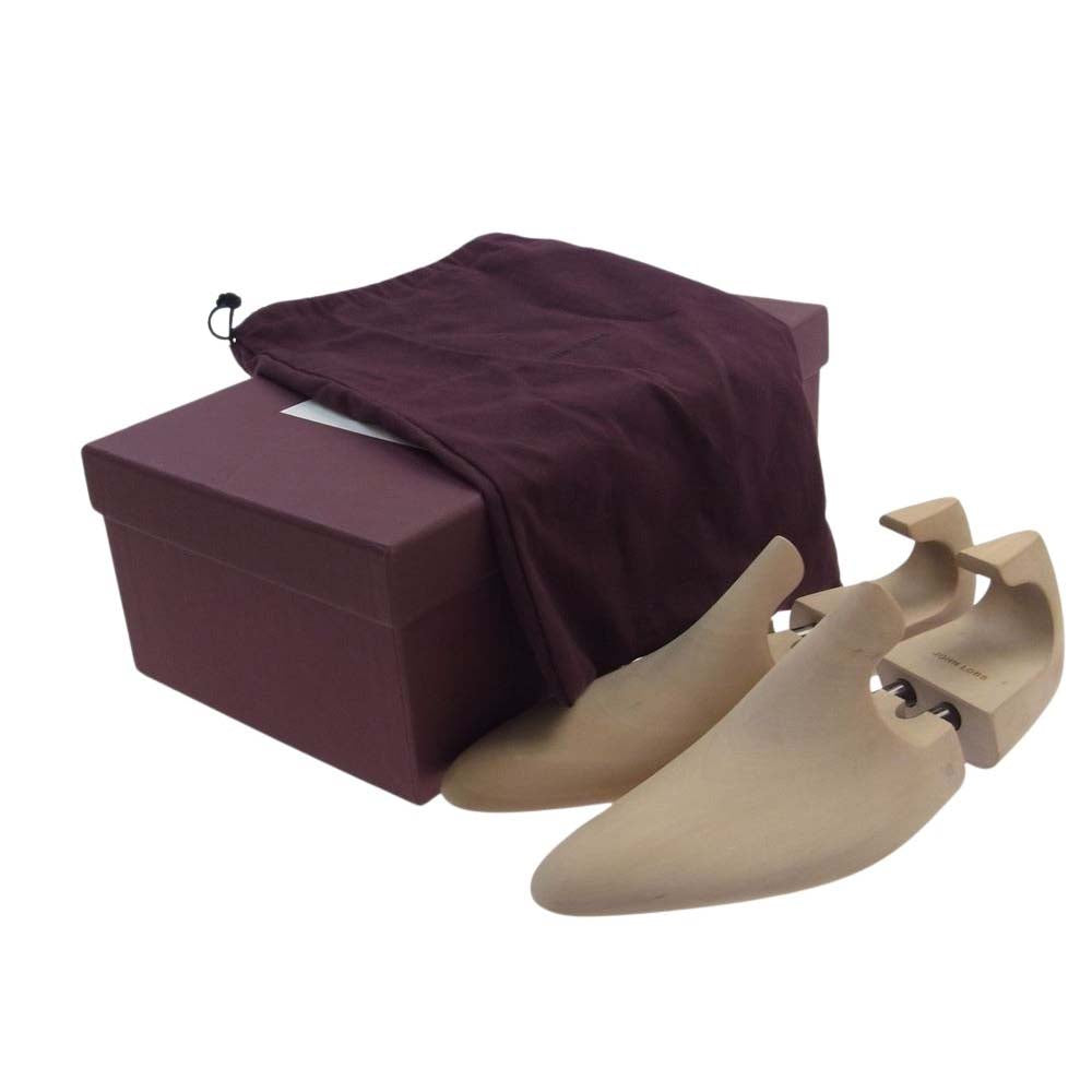 John Lobb ジョンロブ 208900 オリジナルシューツリー付属 CHAPEL チャペル ダブルモンク レザー シューズ 8000ラスト ダークブラウン系 7E【中古】