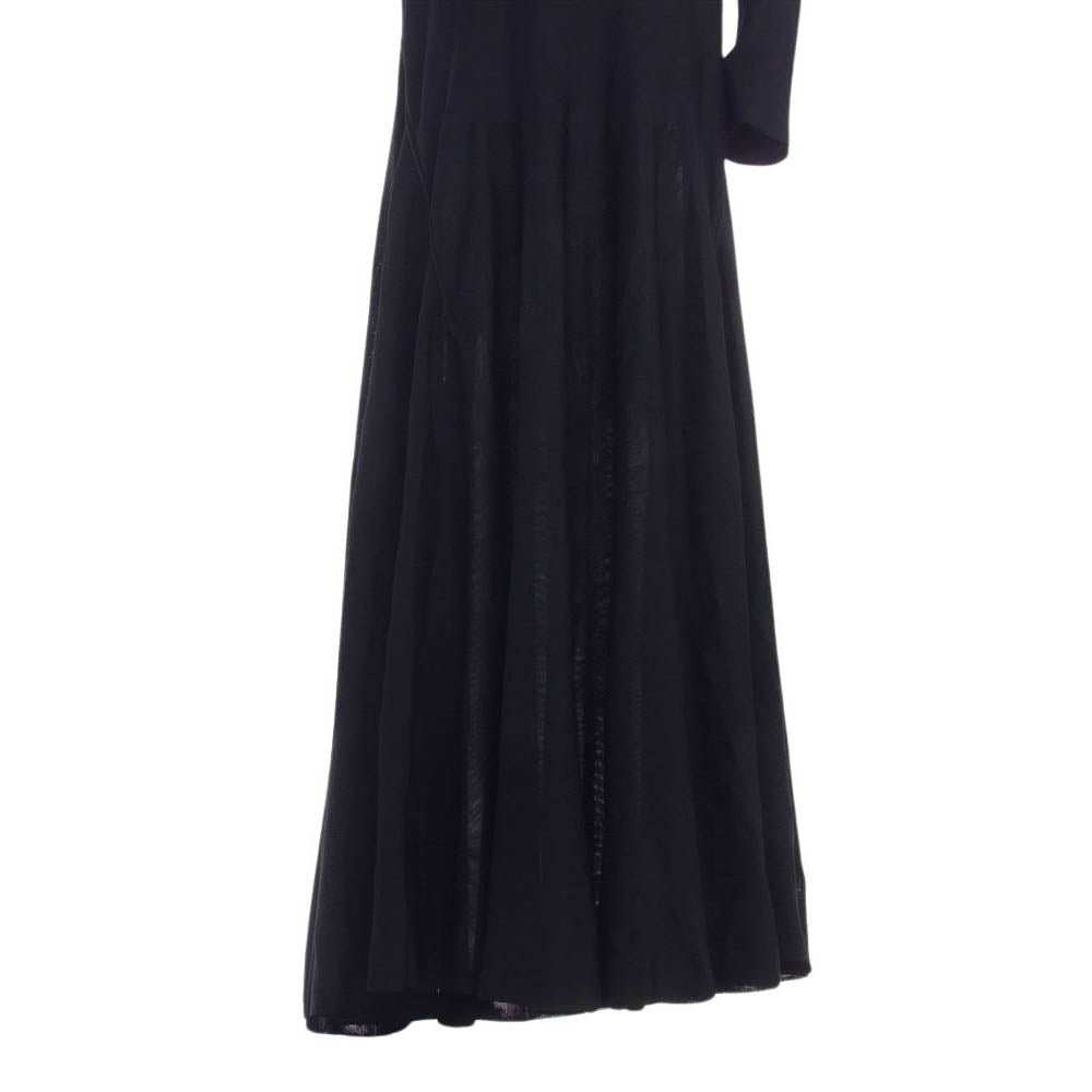 BOTTEGAVENETA ボッテガヴェネタ 20AW 640079 VKI60 Stretch Turtleneck Maxi Dress ストレッチ タートルネック マキシ ドレス ブラック系 M【新古品】【未使用】【中古】
