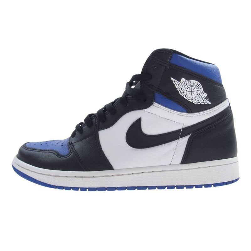 NIKE AIR JORDAN ナイキ ジョーダン 555088-041 AIR JORDAN1 RETRO HIGH OG ROYAL TOE エアジョーダン1 ハイ ロイヤルトゥ ハイカット スニーカー ブルー系 ブラック系 ホワイト系 27cm【中古】