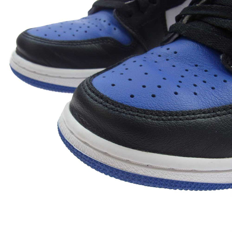 NIKE AIR JORDAN ナイキ ジョーダン 555088-041 AIR JORDAN1 RETRO HIGH OG ROYAL TOE エアジョーダン1 ハイ ロイヤルトゥ ハイカット スニーカー ブルー系 ブラック系 ホワイト系 27cm【中古】