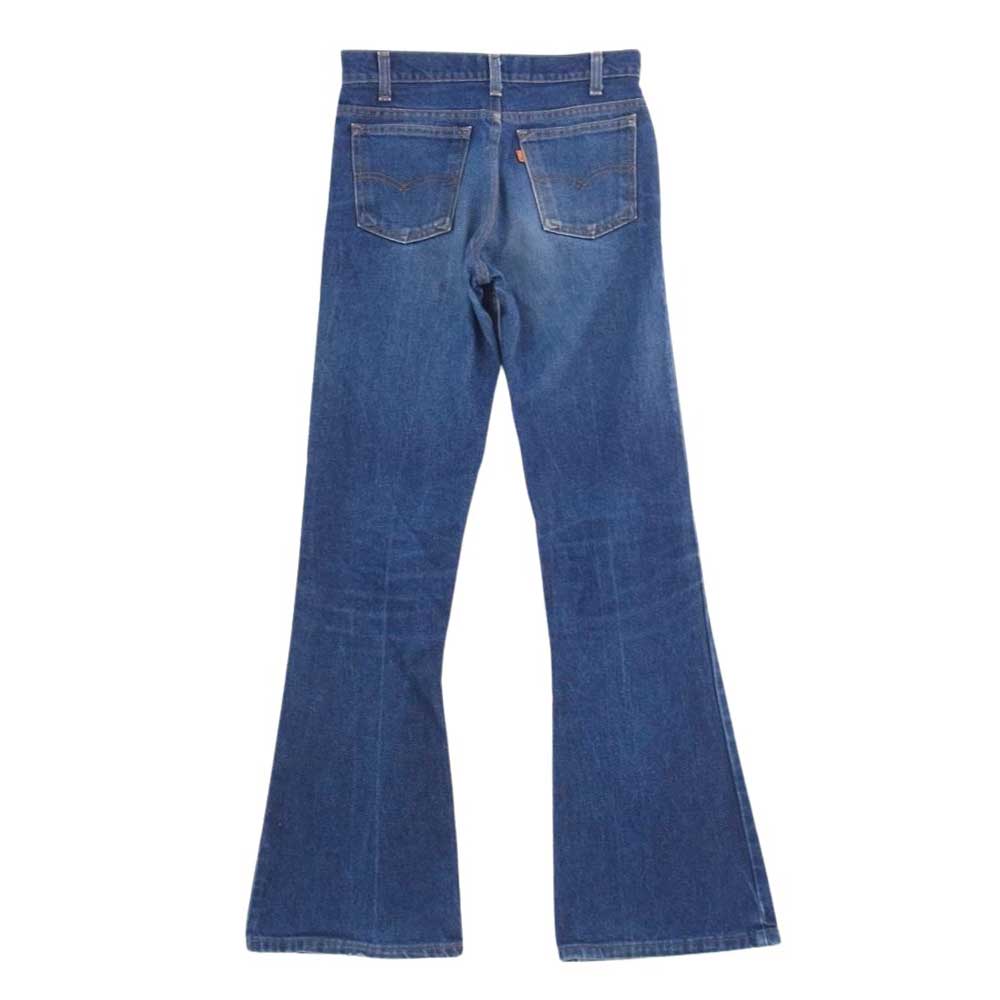 Levi's リーバイス ヴィンテージ 80s 646 オレンジタブ ボタン裏刻印575 フレア デニム パンツ インディゴブルー系 W29L32【中古】