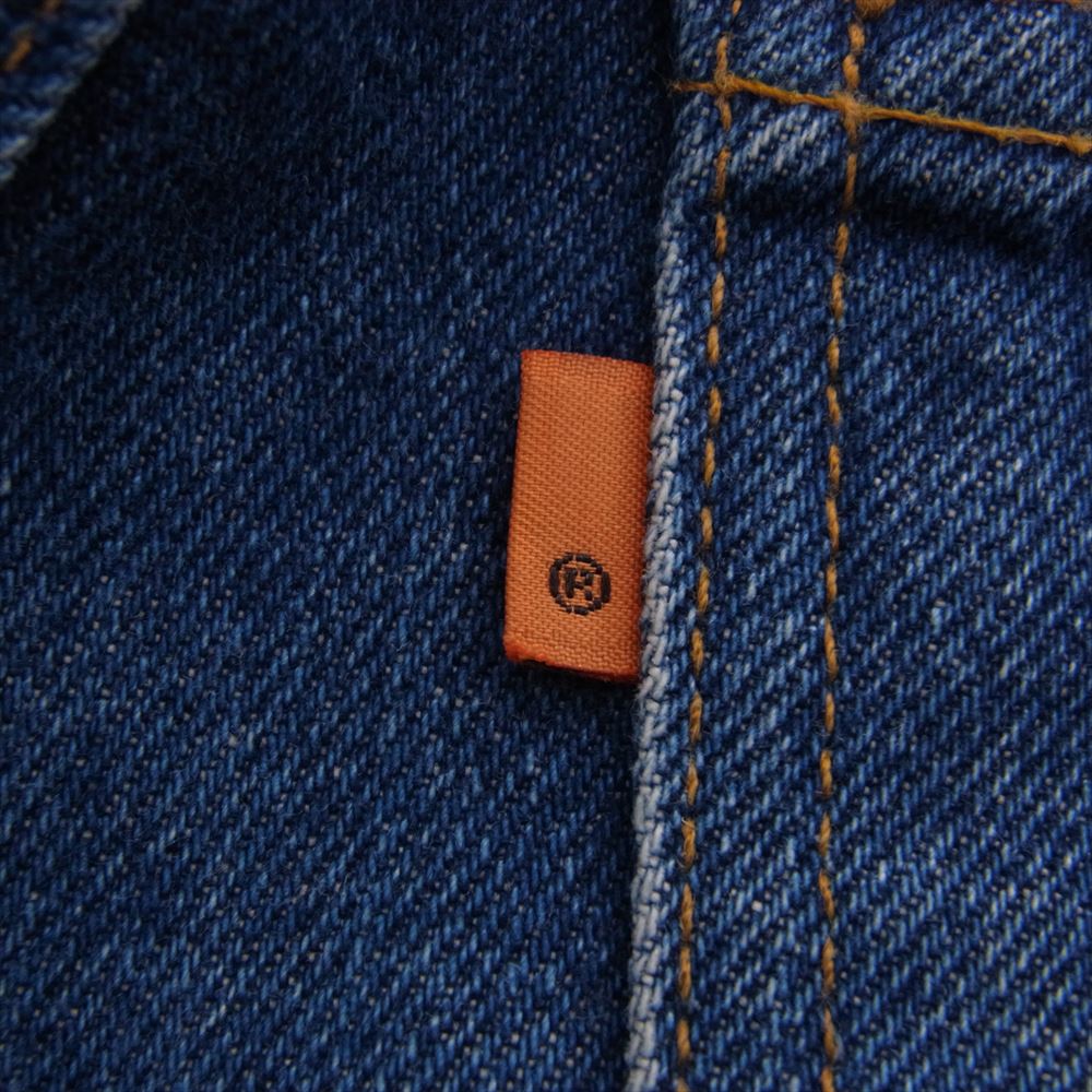Levi's リーバイス ヴィンテージ 80s 646 オレンジタブ ボタン裏刻印575 フレア デニム パンツ インディゴブルー系 W29L32【中古】