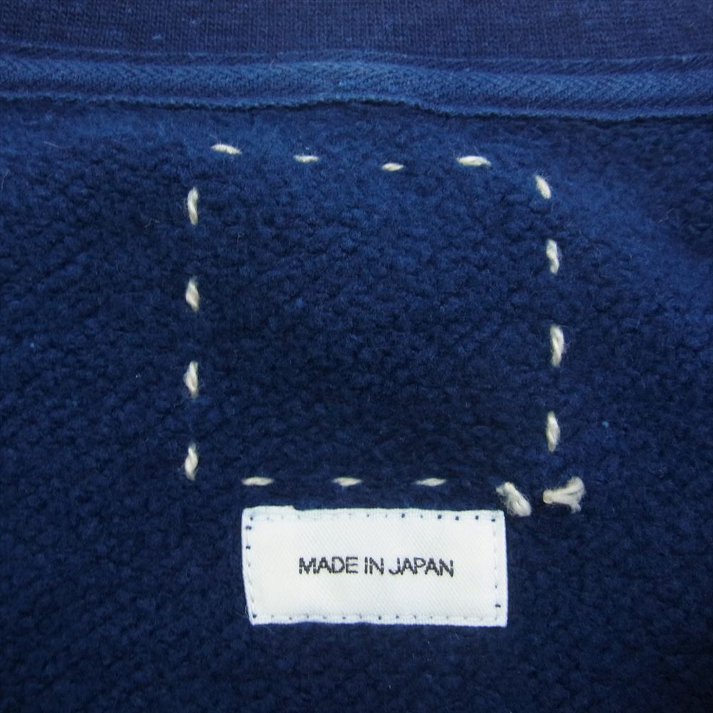VISVIM ビズビム 0123105010005 JUMBO SB SWEAT 3/4 ジャンボ スウェット 七分丈 カットオフ ネイビー系 4【中古】