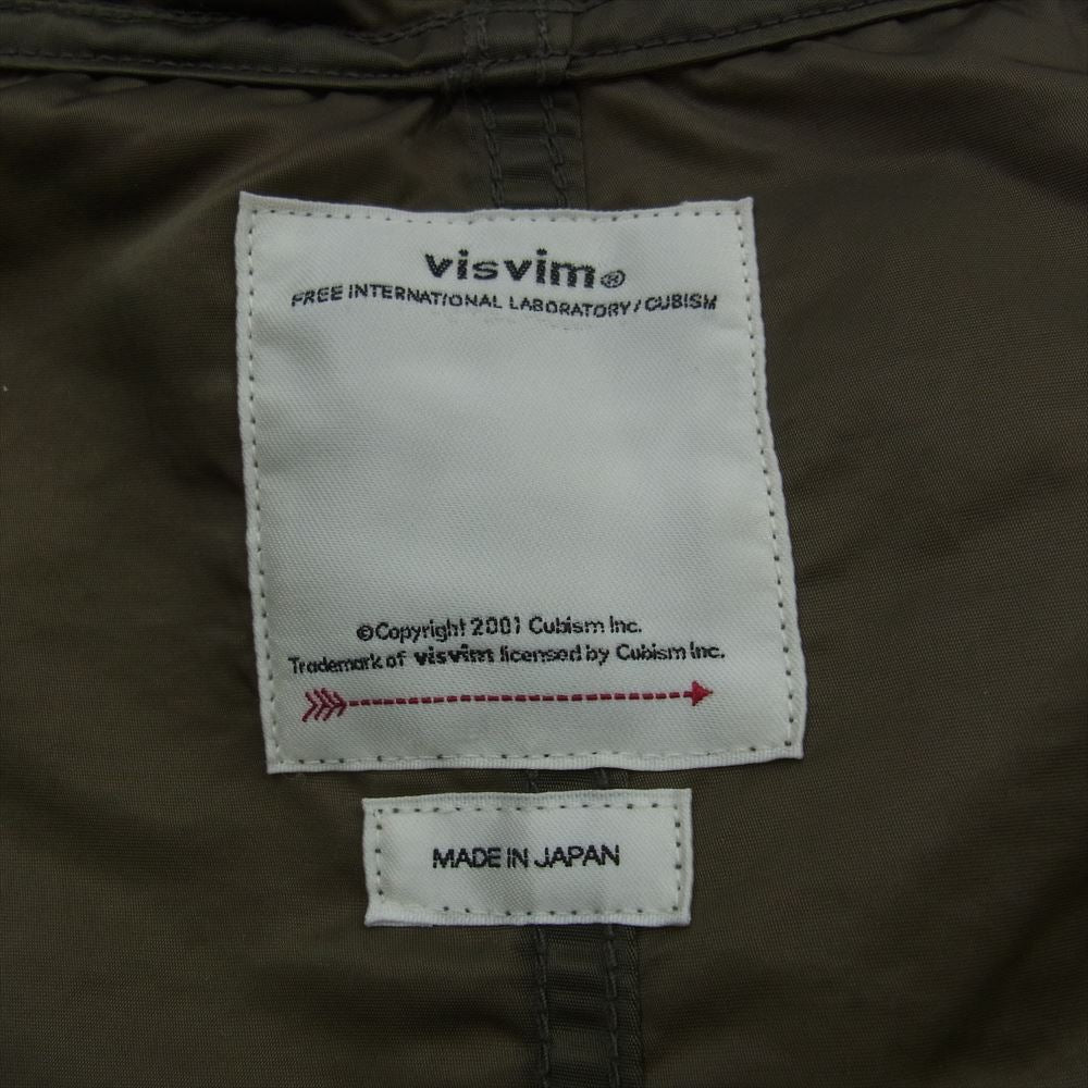 VISVIM ビズビム 0121205013024 JURA PARKA ジュラ パーカ モッズコート オリーブグリーン系 3【美品】【中古】