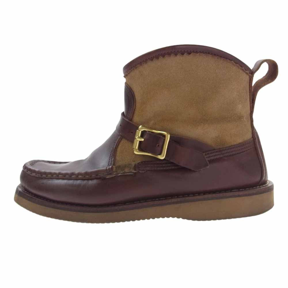 RUSSELL MOCCASIN ラッセルモカシン 4503 KNOCK-A-BOUT ノックアバウト スエード レザー 切替 ブーツ ブラウン系 8.5【中古】