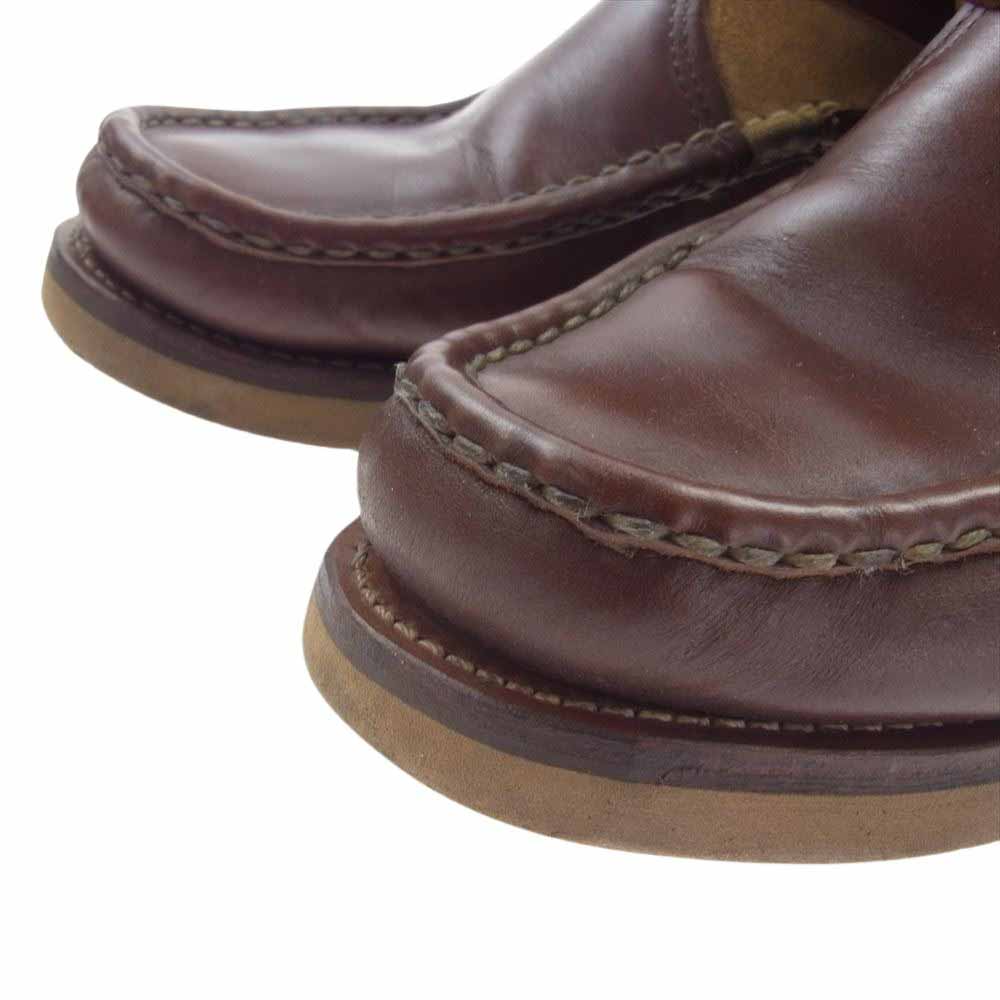 RUSSELL MOCCASIN ラッセルモカシン 4503 KNOCK-A-BOUT ノックアバウト スエード レザー 切替 ブーツ ブラウン系 8.5【中古】