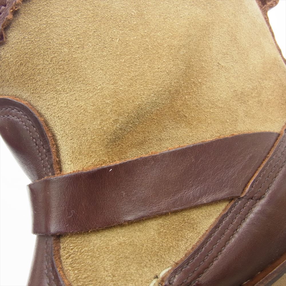 RUSSELL MOCCASIN ラッセルモカシン 4503 KNOCK-A-BOUT ノックアバウト スエード レザー 切替 ブーツ ブラウン系 8.5【中古】