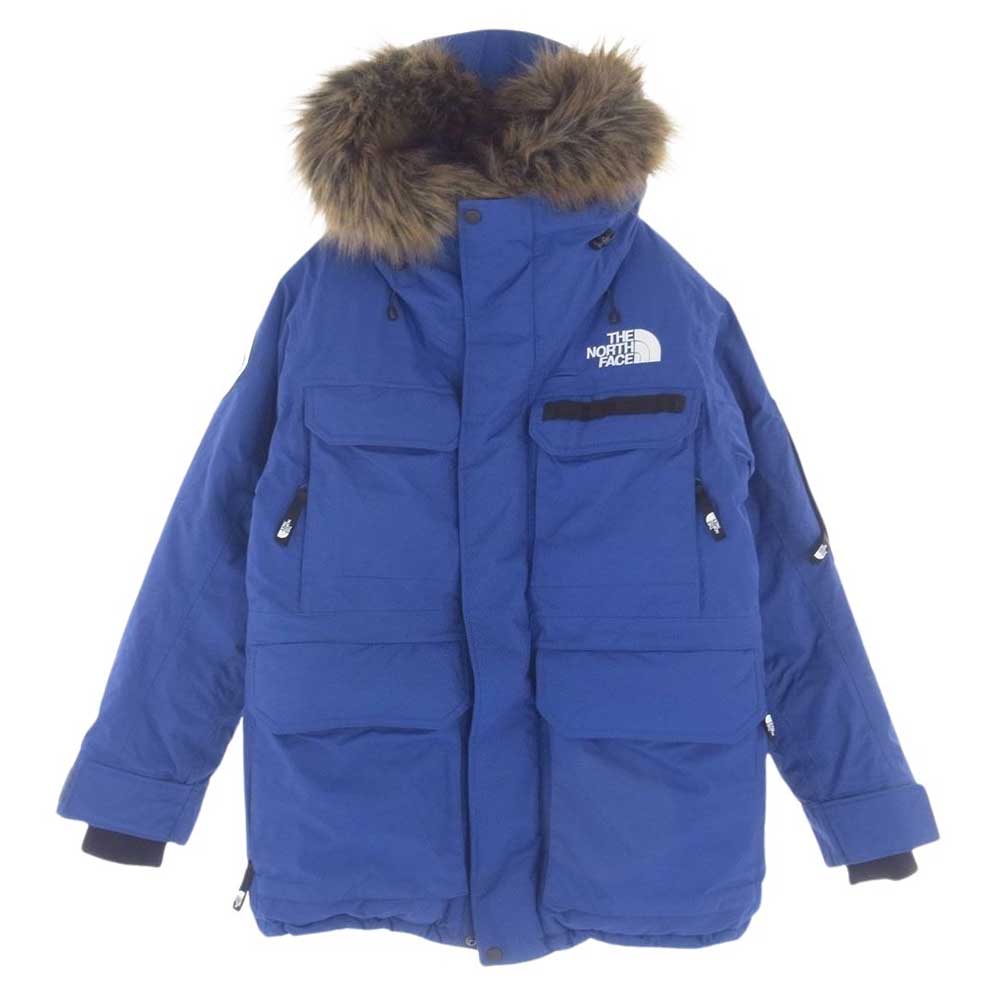 THE NORTH FACE ノースフェイス ND91920 Southern Cross Parka サザンクロス パーカ ファー ダウン ジャケット ブルー系 S【中古】