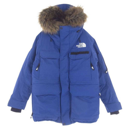 THE NORTH FACE ノースフェイス ND91920 Southern Cross Parka サザンクロス パーカ ファー ダウン ジャケット ブルー系 S【中古】