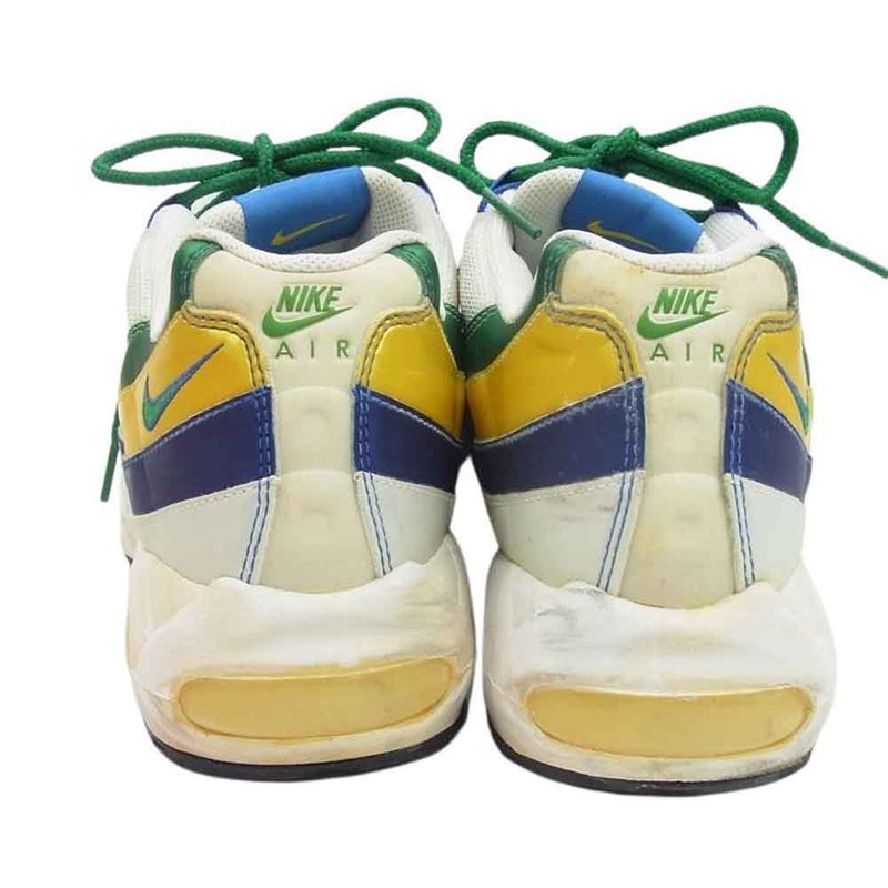 NIKE ナイキ  06年製 609048-132 Air Max 95 Brazil World Cup ブラジル ワールドカップ エアマックス ローカットスニーカー ホワイト系 イエロー系 グリーン系 27cm【中古】