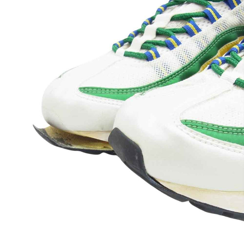 NIKE ナイキ  06年製 609048-132 Air Max 95 Brazil World Cup ブラジル ワールドカップ エアマックス ローカットスニーカー ホワイト系 イエロー系 グリーン系 27cm【中古】