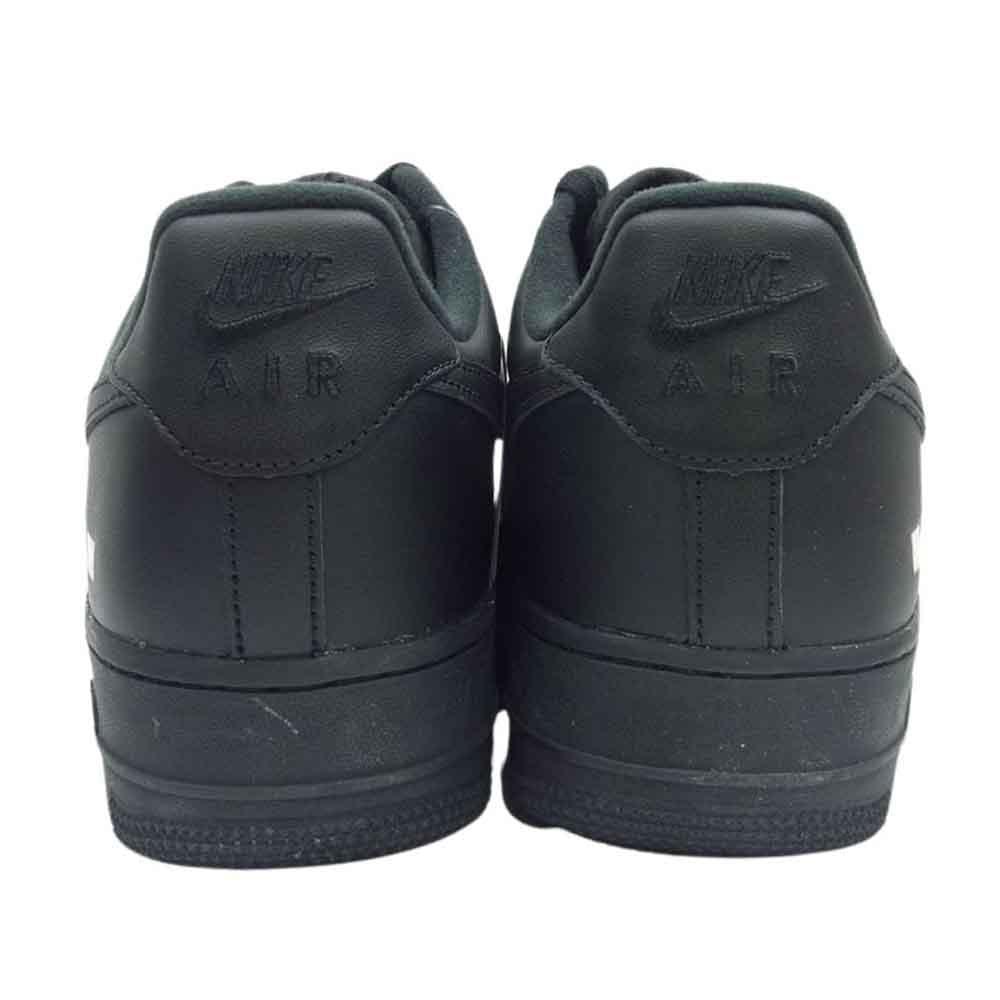 Supreme シュプリーム CU9225-001 NIKE AIR FORCE 1 LOW エアフォース1 ローカットスニーカー ブラック系 28cm【新古品】【未使用】【中古】