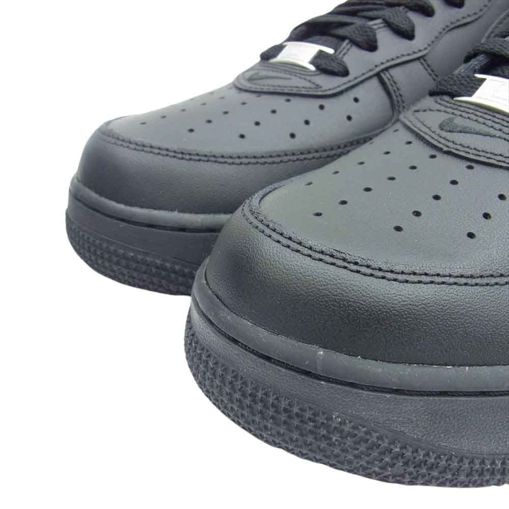 Supreme シュプリーム CU9225-001 NIKE AIR FORCE 1 LOW エアフォース1 ローカットスニーカー ブラック系 28cm【新古品】【未使用】【中古】