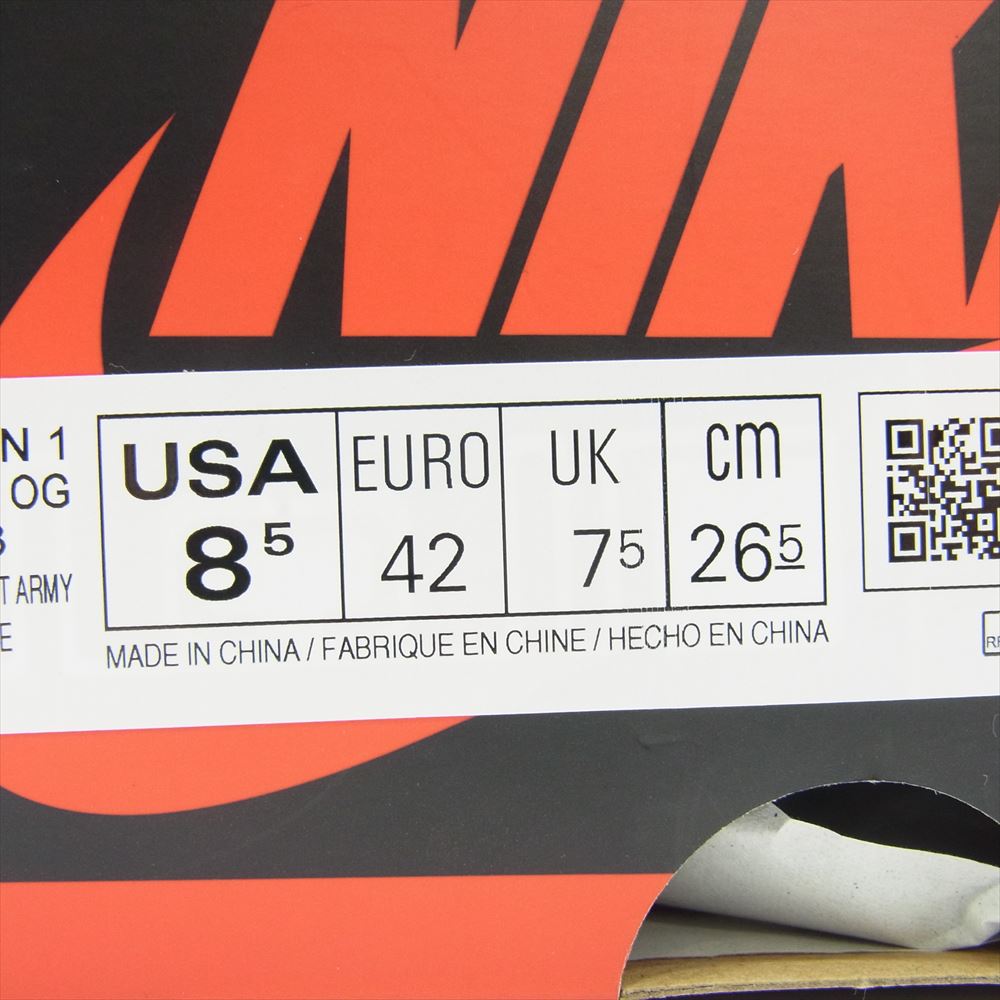NIKE AIR JORDAN ナイキ ジョーダン 555088-033 Nike Air Jordan 1 High OG Rust Shadow エアジョーダン 1 ラストシャドウ ハイカットスニーカー ブラック系 グレー系 ブラウン系 26.5cm【新古品】【未使用】【中古】