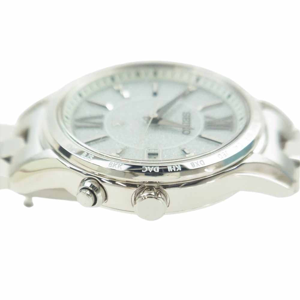 SEIKO セイコー SSVV035 LUKIA ルキア ソーラー電波 ウォッチ 腕時計 シルバー系【美品】【中古】