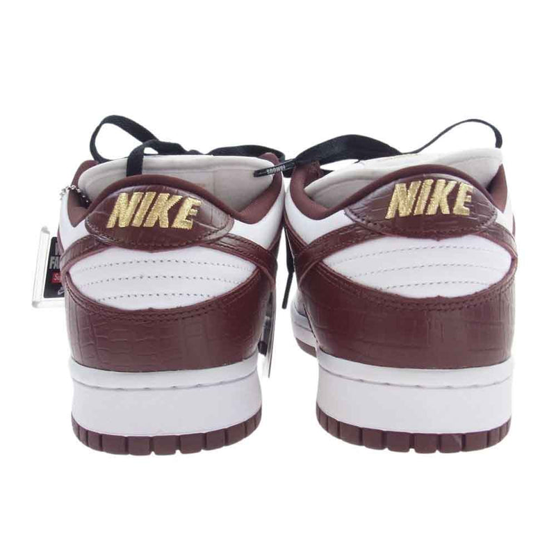 Supreme シュプリーム × Nike ナイキ DH3228-103 SB Dunk Low エスビー ダンクロー OG QS Gold Stars BARKROOT BROWN オリジナル ゴールドスターズ バークルートブラウン スニーカー 27cm【新古品】【未使用】【中古】