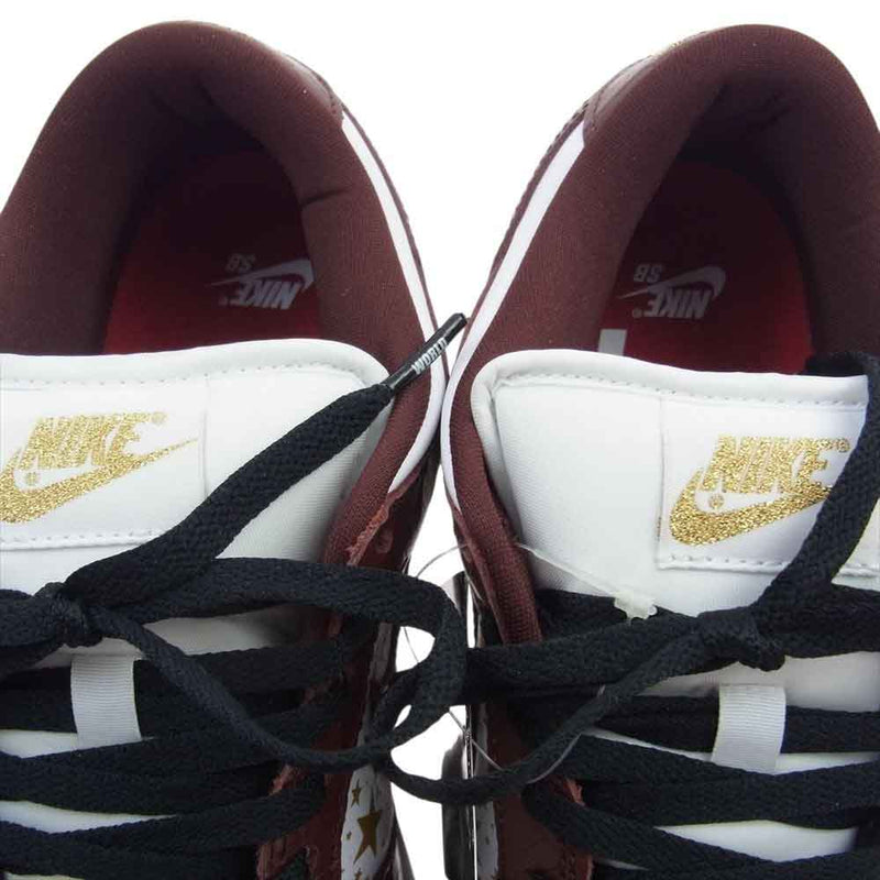 Supreme シュプリーム × Nike ナイキ DH3228-103 SB Dunk Low エスビー ダンクロー OG QS Gold Stars BARKROOT BROWN オリジナル ゴールドスターズ バークルートブラウン スニーカー 27cm【新古品】【未使用】【中古】