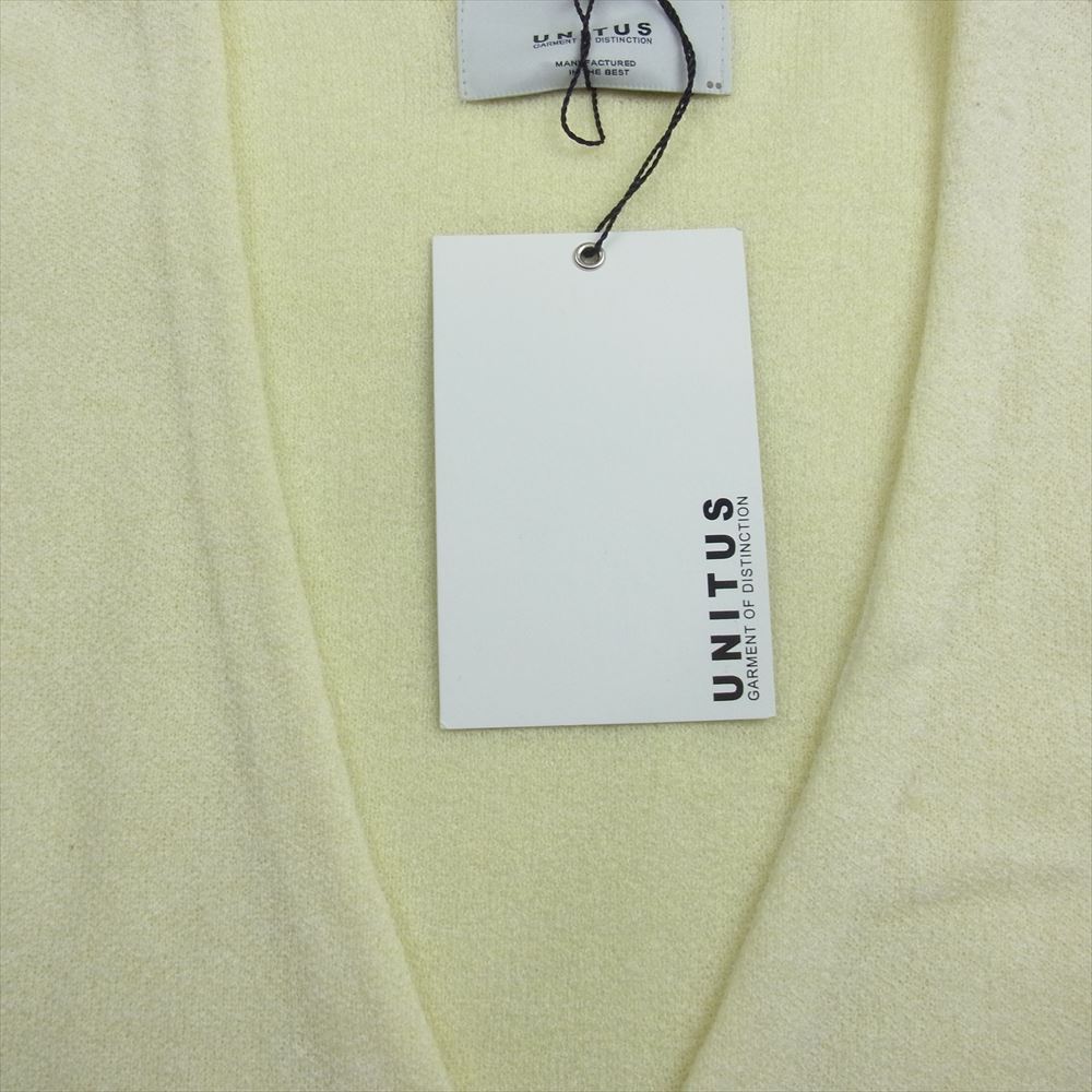 ユナイタス UTSSS22-KN01 Cubic Cardigan キュービック カーディガン チェッカー柄 イエロー系 M【中古】