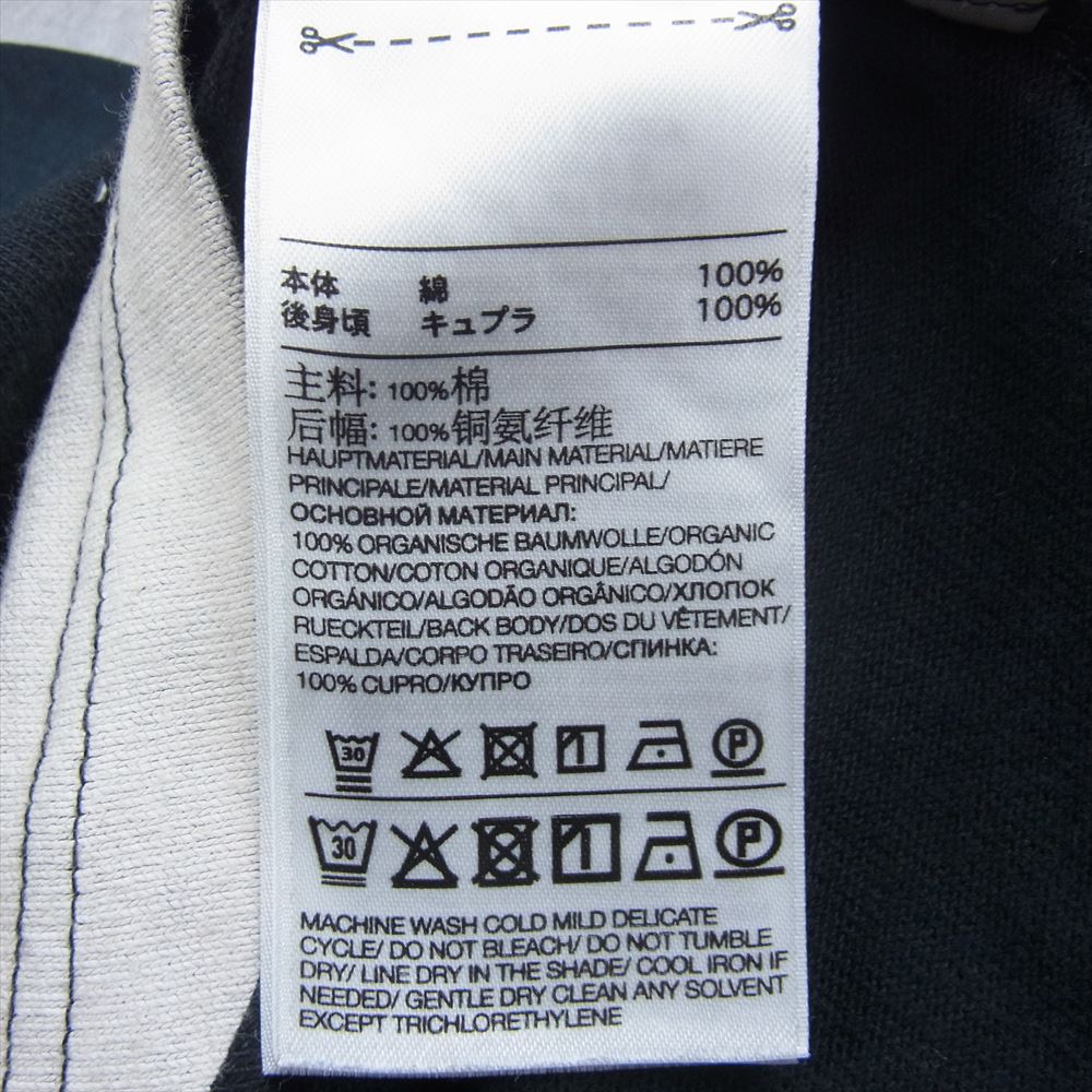 Y-3 Yohji Yamamoto ワイスリー ヨウジヤマモト 21SS GV6079 M SD RWTRY GFXHOOD バックロゴ ナイロン 切替 プルオーバー パーカー ブラック系 XL【中古】