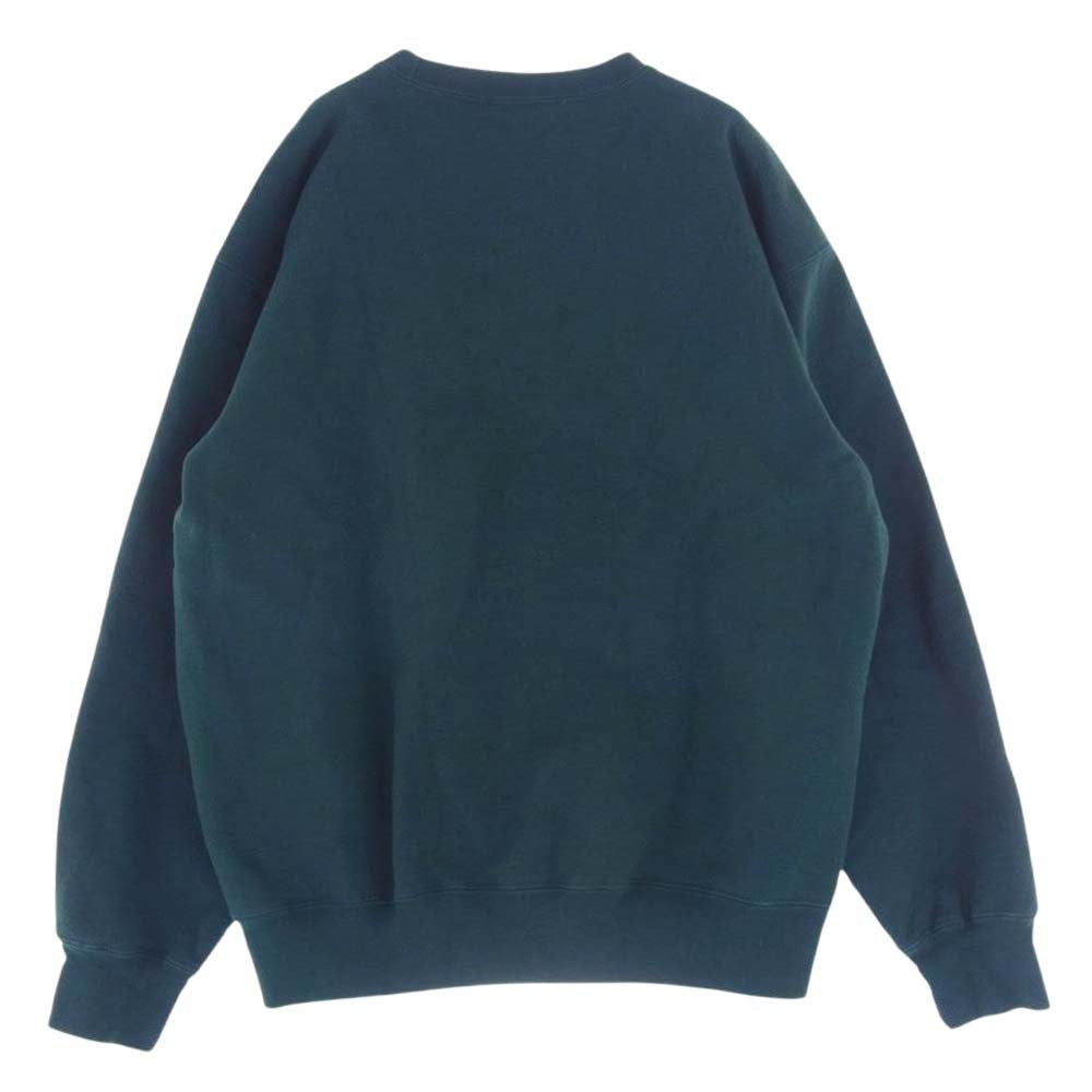 Supreme シュプリーム 22AW Box Logo Crewneck Sweatshirt  ボックスロゴ クルーネック スウェット グリーン グリーン系 L【中古】