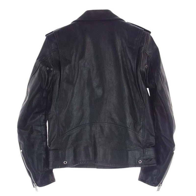 SAINT LAURENT サンローラン 397292 Y5YH1 クラシック モーター サイクル ライダース ジャケット ブラック系 46【中古】