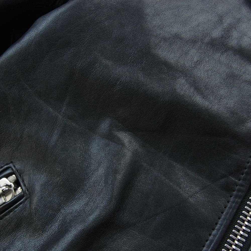 SAINT LAURENT サンローラン 397292 Y5YH1 クラシック モーター サイクル ライダース ジャケット ブラック系 46【中古】