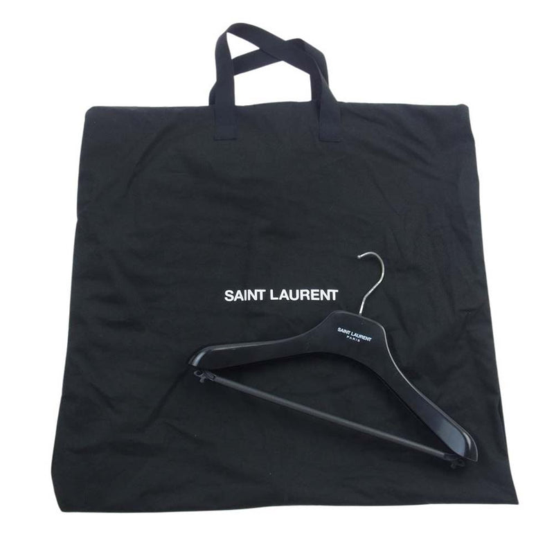 SAINT LAURENT サンローラン 484284 Y5YA2 クラシック モーターサイクル ダブルライダース レザー ジャケット ブラック系 42【中古】