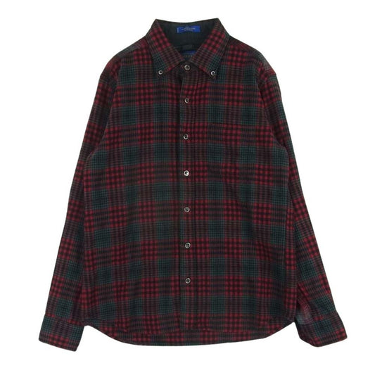 SOPHNET. ソフネット SOPH-112040 PENDLETON ペンドルトン チェック ネル シャツ 長袖 レッド系 グリーン系 ブラック系 L【中古】