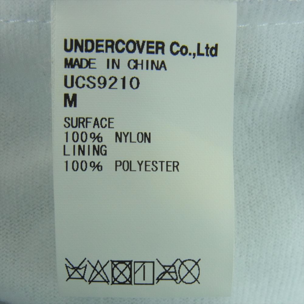 UNDERCOVER アンダーカバー 17SS UCS9210 バックプリント ナイロン コーチ ジャケット ブラック系 M【中古】