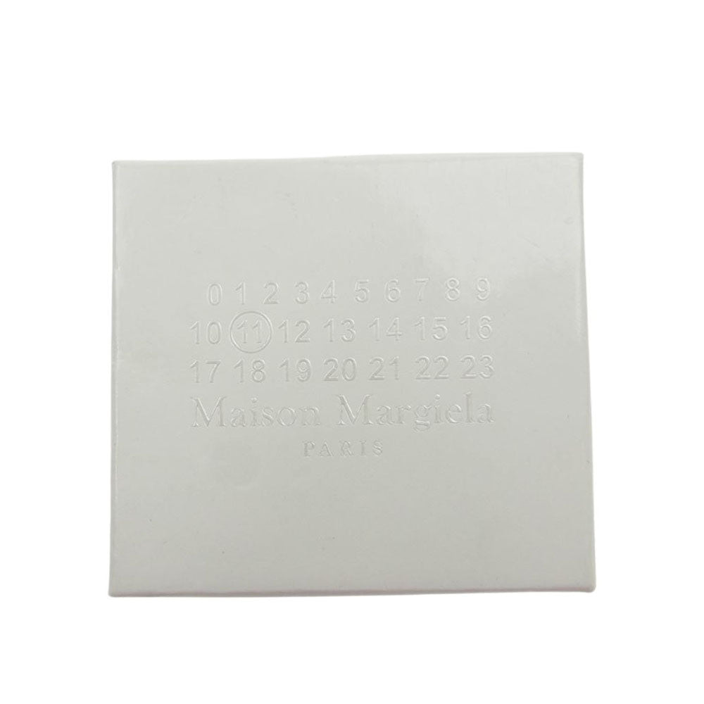 MAISON MARGIELA メゾンマルジェラ SM1UQ0095 シグネチャー ロゴ リング シルバー系 13.5号【中古】