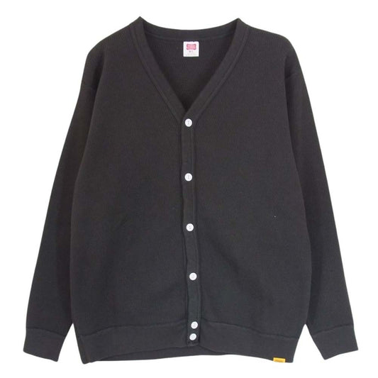 STANDARD CALIFORNIA スタンダードカリフォルニア SD Honeycomb Thermal Cardigan ハニカム サーマル カーディガン チャコール系 M【美品】【中古】