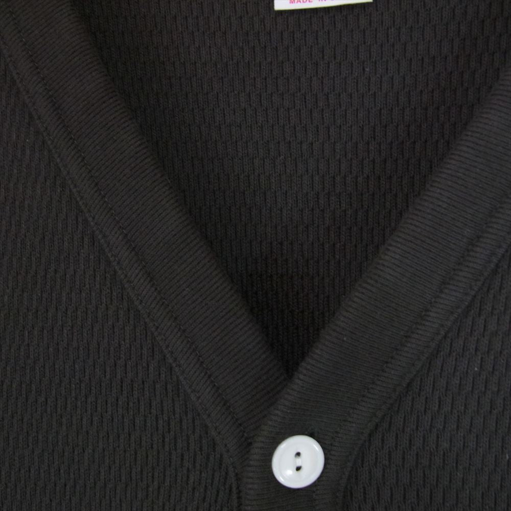 STANDARD CALIFORNIA スタンダードカリフォルニア SD Honeycomb Thermal Cardigan ハニカム サーマル カーディガン チャコール系 M【美品】【中古】