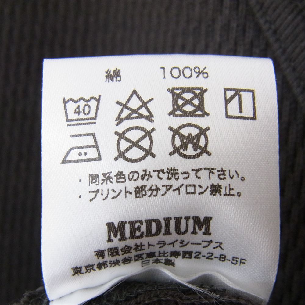 STANDARD CALIFORNIA スタンダードカリフォルニア SD Honeycomb Thermal Cardigan ハニカム サーマル カーディガン チャコール系 M【美品】【中古】