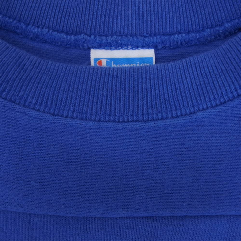 STANDARD CALIFORNIA スタンダードカリフォルニア × Champion チャンピオン FOOTBALL 67 ロゴ フットボール 半袖 Tシャツ ブルー系 M【中古】