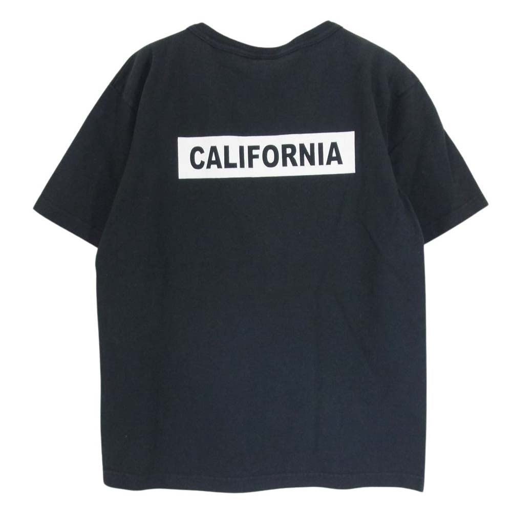 STANDARD CALIFORNIA スタンダードカリフォルニア × Champion チャンピオン T1011 プリント Tシャツ ブラック ブラック系 M【中古】