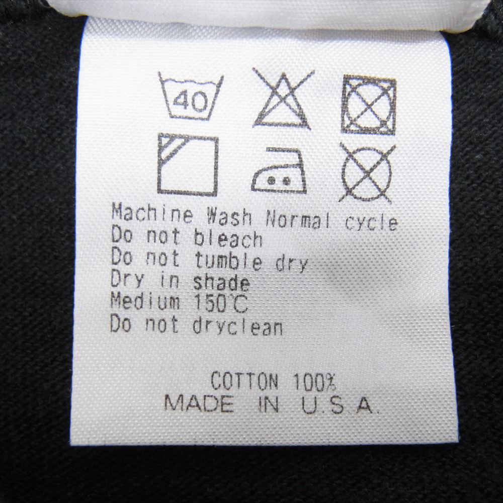 STANDARD CALIFORNIA スタンダードカリフォルニア × Champion チャンピオン T1011 プリント Tシャツ ブラック ブラック系 M【中古】