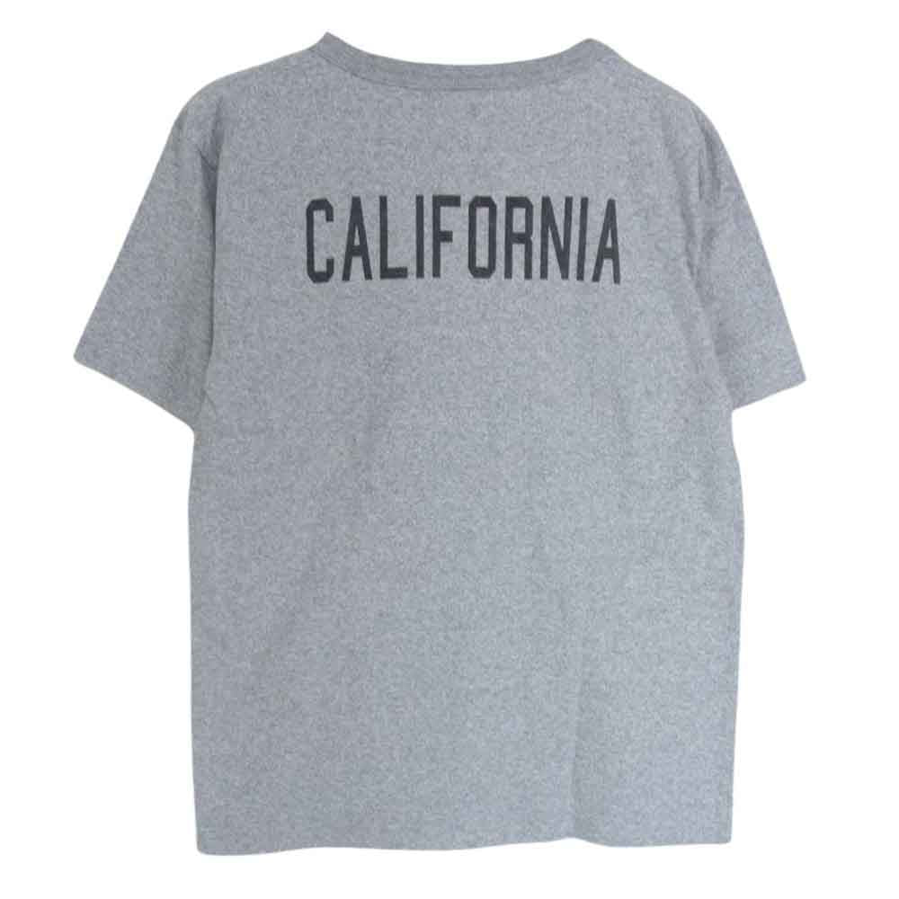 STANDARD CALIFORNIA スタンダードカリフォルニア × Champion チャンピオン T1011 プリント Tシャツ グレー  グレー系 M【中古】