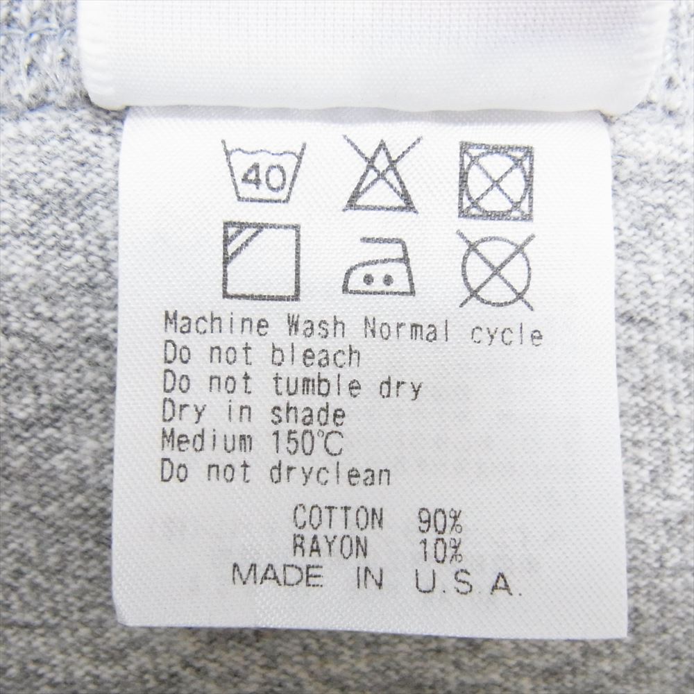 STANDARD CALIFORNIA スタンダードカリフォルニア × Champion チャンピオン T1011 プリント Tシャツ グレー  グレー系 M【中古】